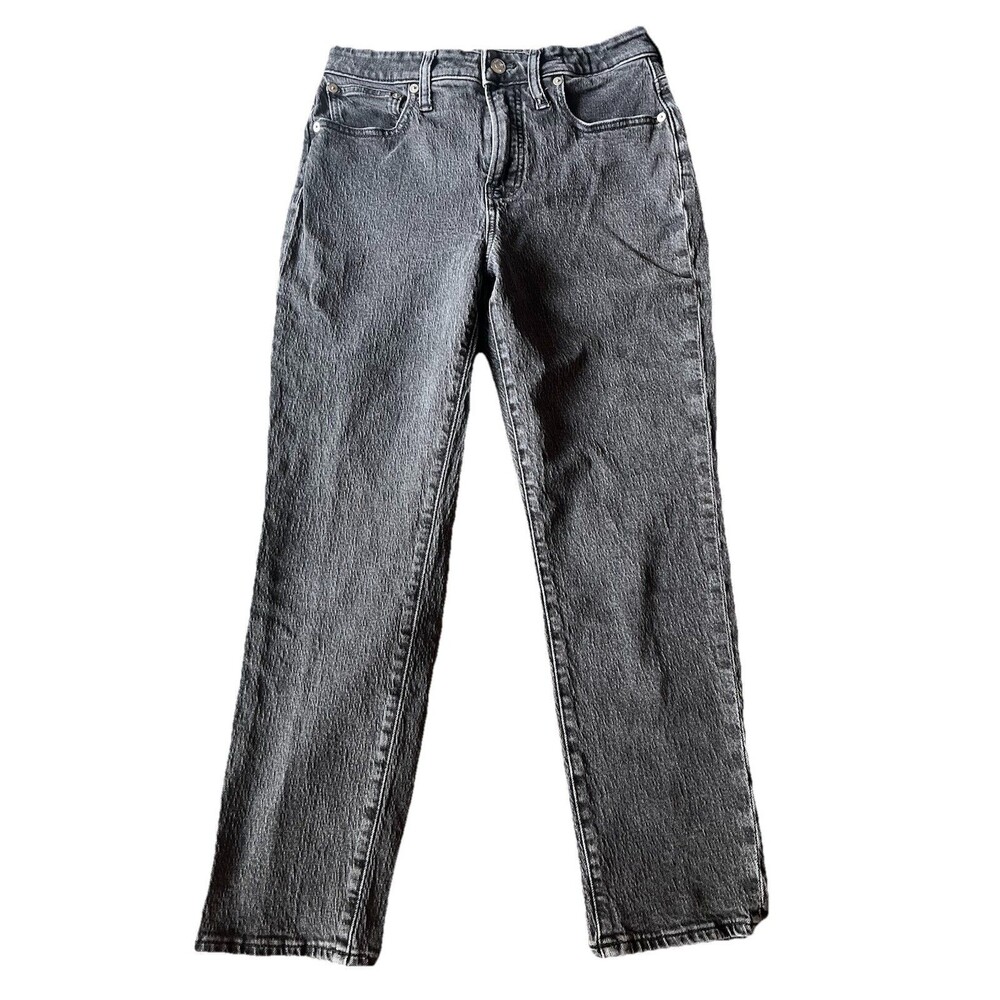Madewell Jeans Womens 27 P Washed Black Curvy Perfect Vintage Jean Stretch Retro